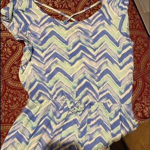 girls romper with shirt attached